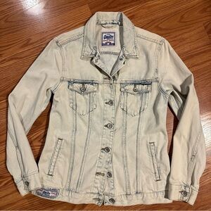 Superdry Bleached Denim Jacket size 2
